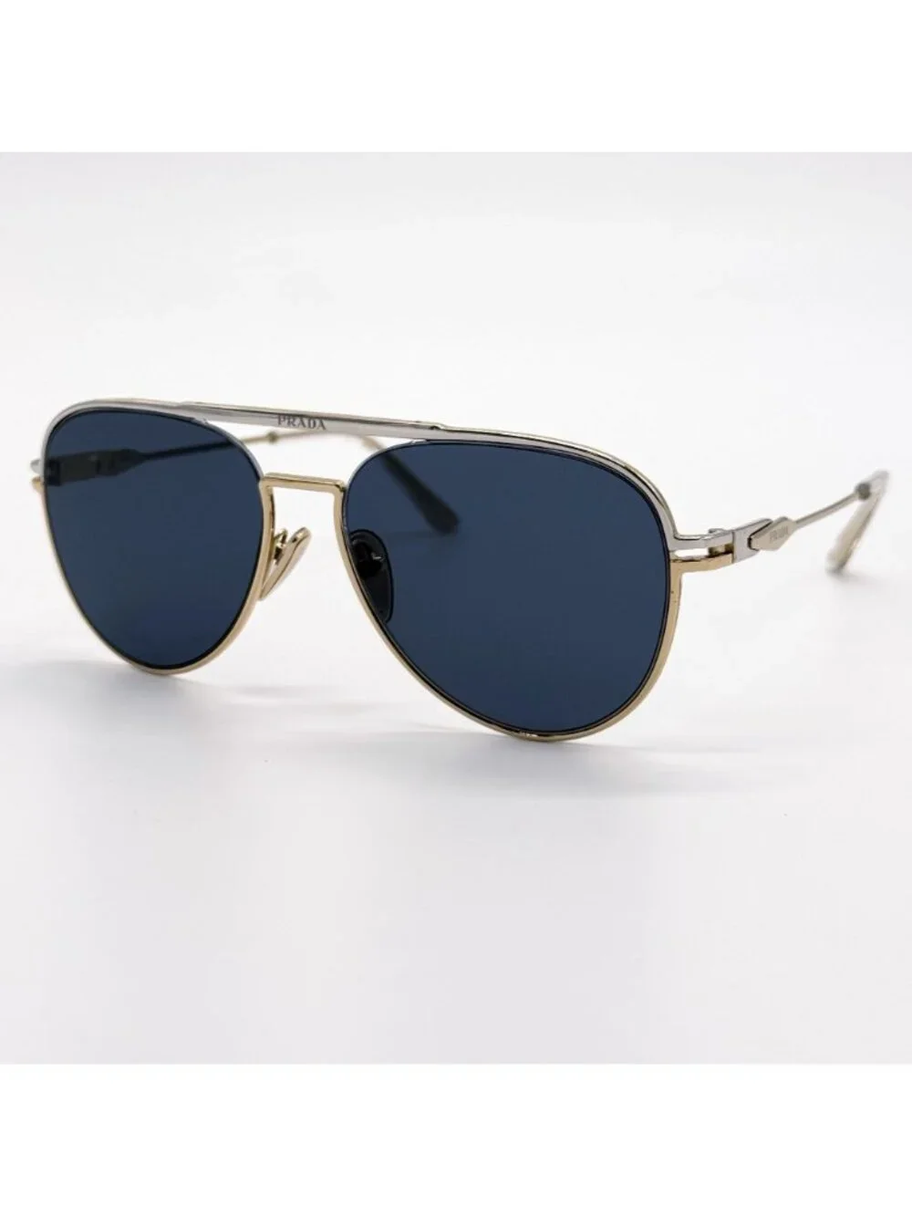 New Prada SPR 54Z Aviator Unisex Sunglasses PR54ZS 17F09T